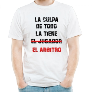 Camiseta unisex ARBITRO